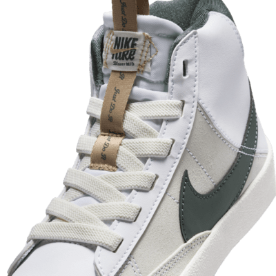 スニーカー NIKE BLAZER MID '77 (PS) 21cm Nike Blazer Mid '77 Vintage White Pine Green Size 8.5 New